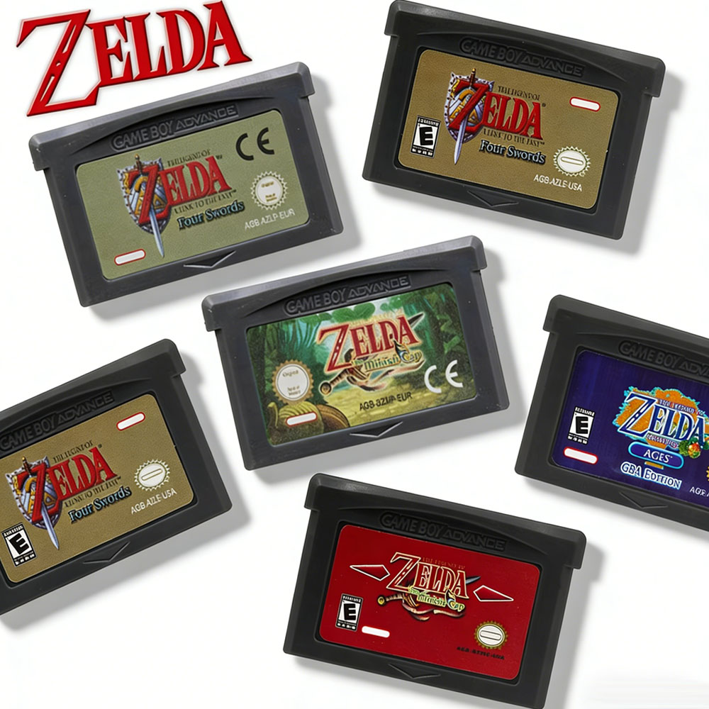 Board Game Zelda - GBA Game Cartridge 32 Bit Video