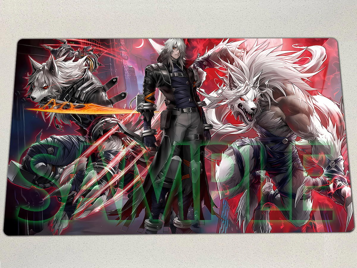 Board Game Werewolf - YuGiOh Play Mat K9-ØØ Lupis TCG