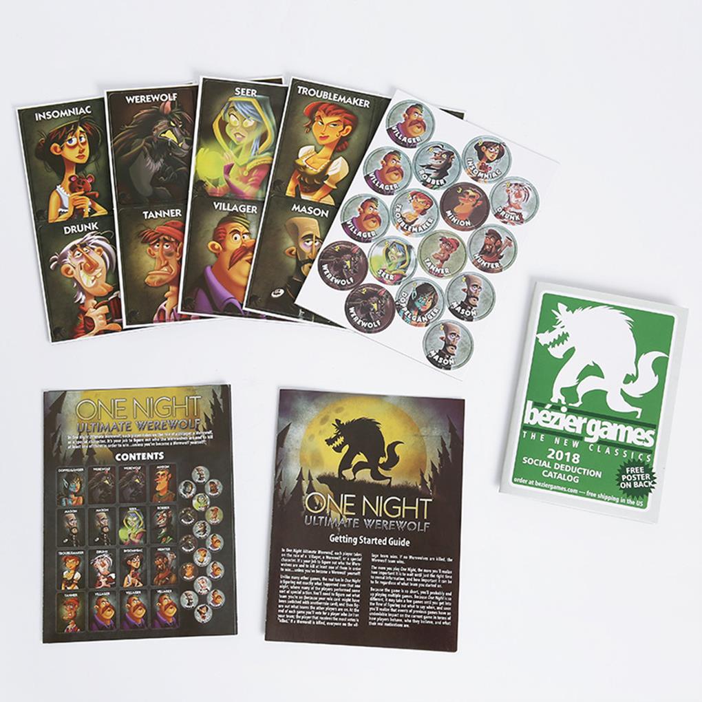 Board Game Werewolf - Board Games One Night Ultimate Werewolf