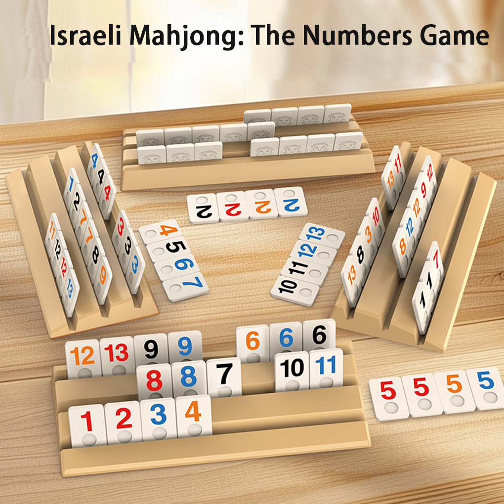 Board Game Digital - Digital Game Set Rummy Wooden Cube