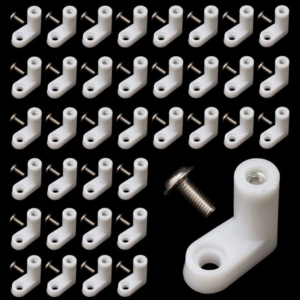 Board Game Land - 50Pcs L Type Mounting Feet With