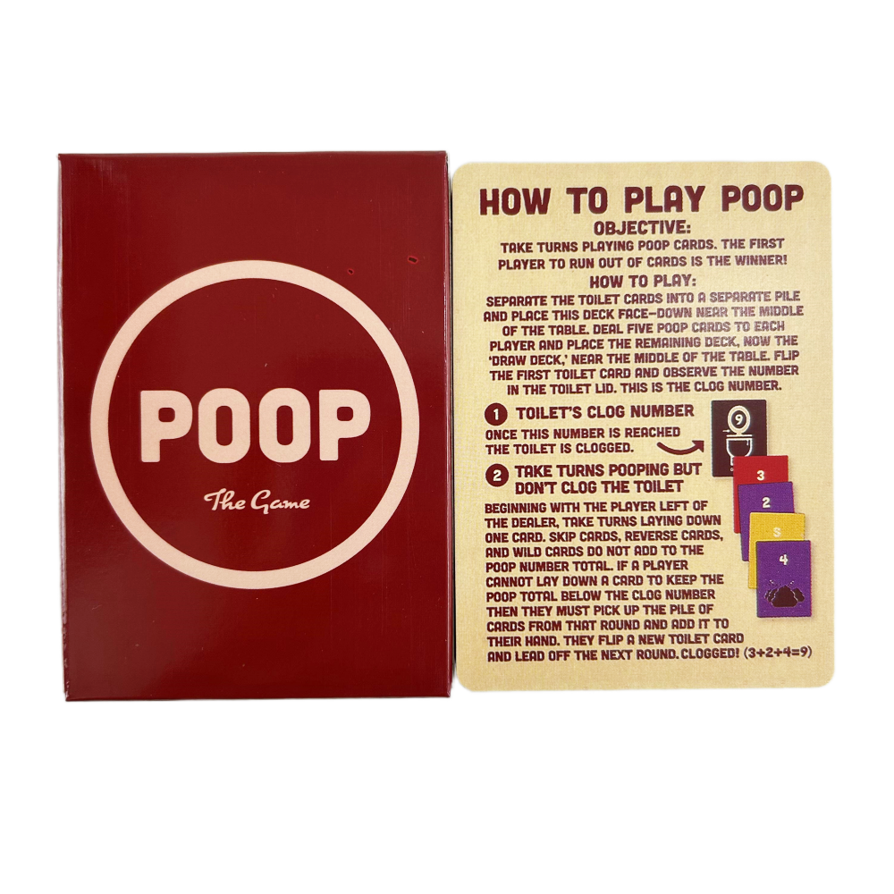 1 PC Poop The Game Cards Board - Board Game Night recensione e prezzo