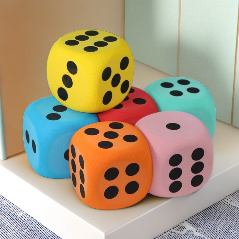 8cm Large Foam Dices Soft Six  - Board Game Digital recensione e prezzo