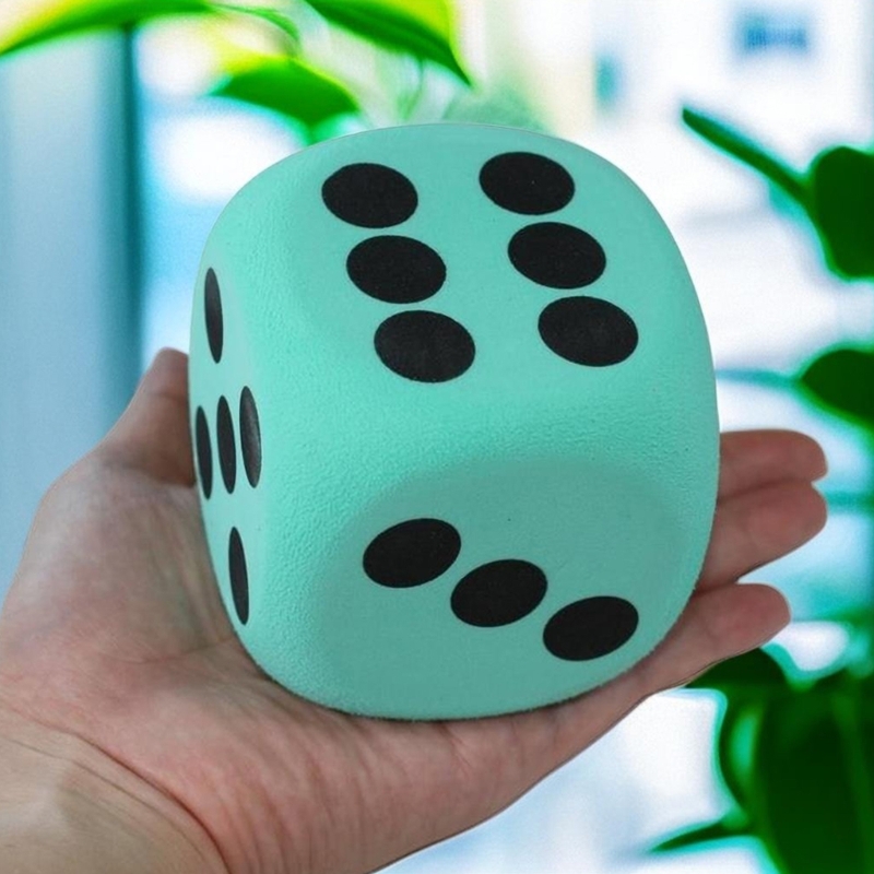 8cm Large Foam Dices Soft Six  - Board Game Digital recensione e prezzo