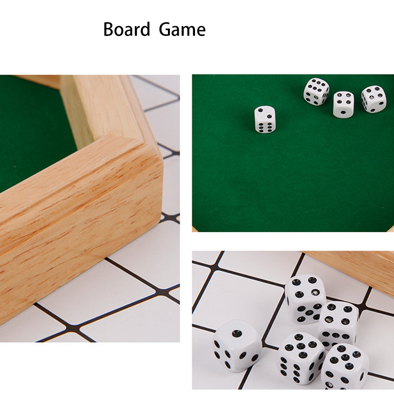 Wooden Octagonal Board Game wi - Board Game Night recensione e prezzo