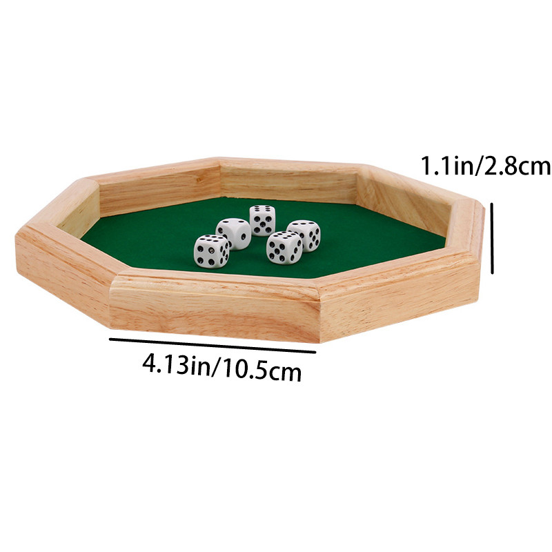 Wooden Octagonal Board Game wi - Board Game Night recensione e prezzo