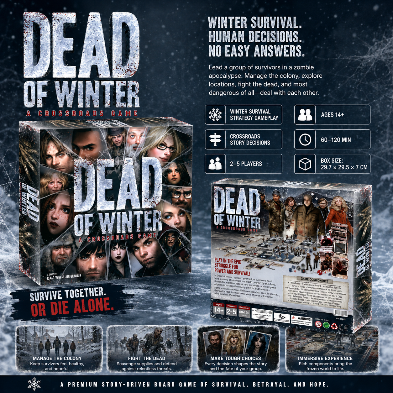 Dead of Winter Crossroads Zomb - Board Game Zombie Survival recensione e prezzo