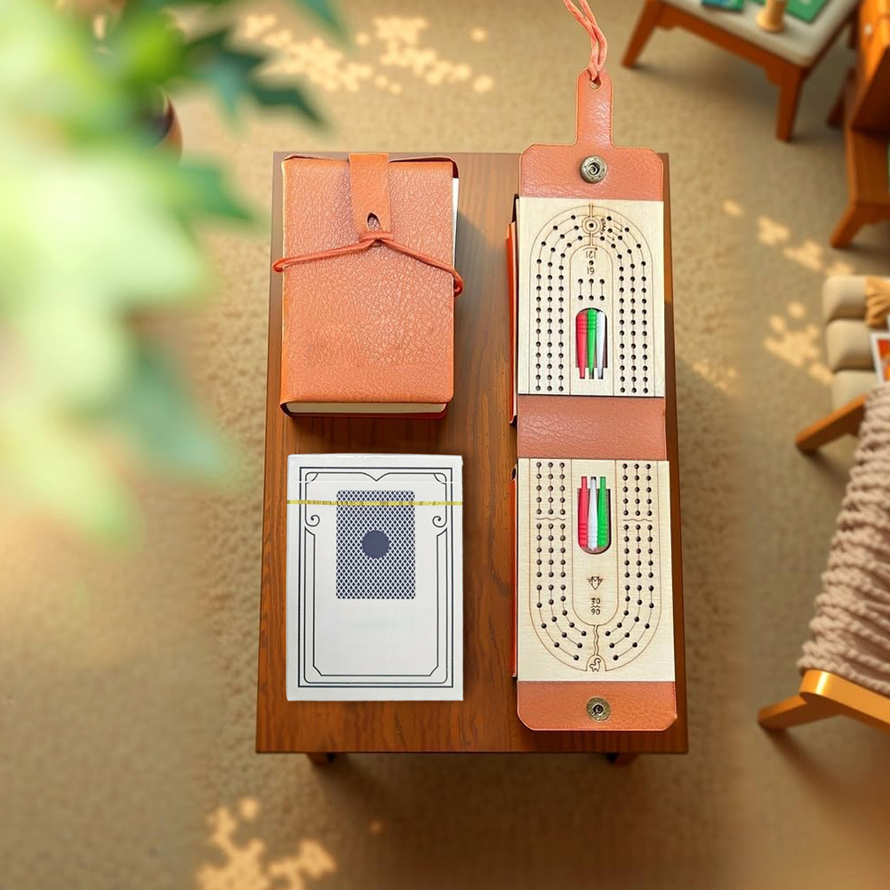 Wooden Cribbage Board Game Set - Board Game Night recensione e prezzo
