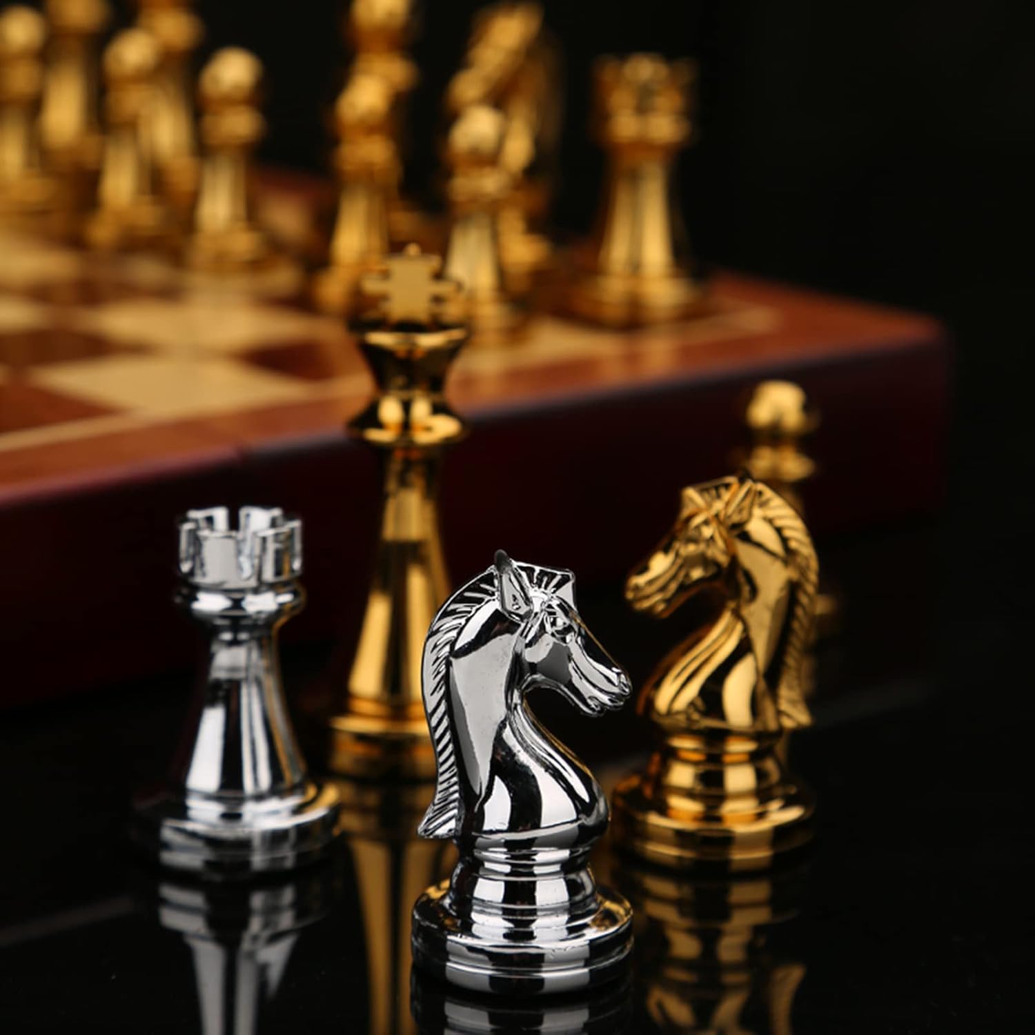 Weighted Metal Chess Pieces 2. - Board Game Queen recensione e prezzo