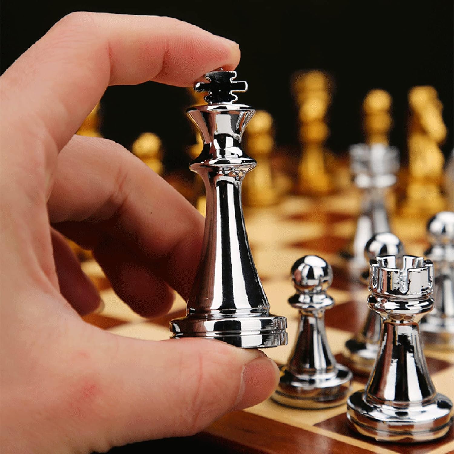 Weighted Metal Chess Pieces 2. - Board Game Queen recensione e prezzo