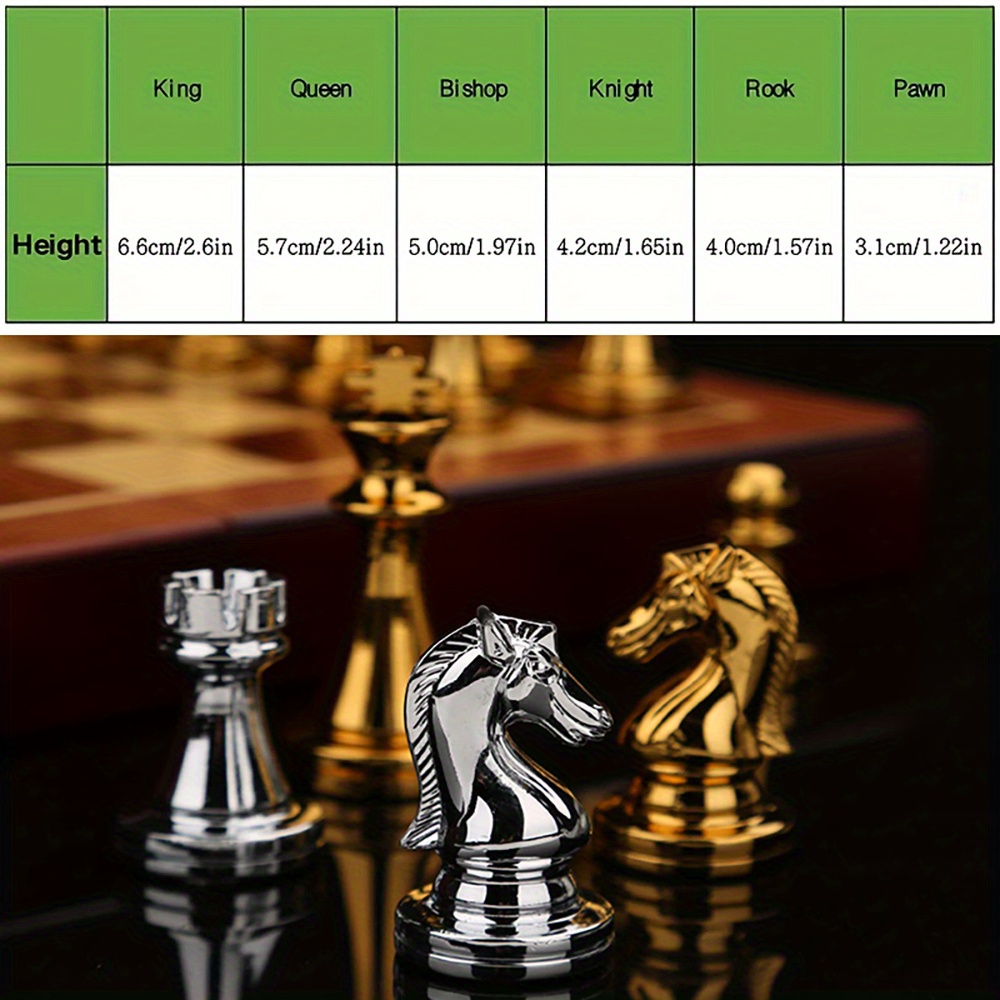 Weighted Metal Chess Pieces 2. - Board Game Queen recensione e prezzo