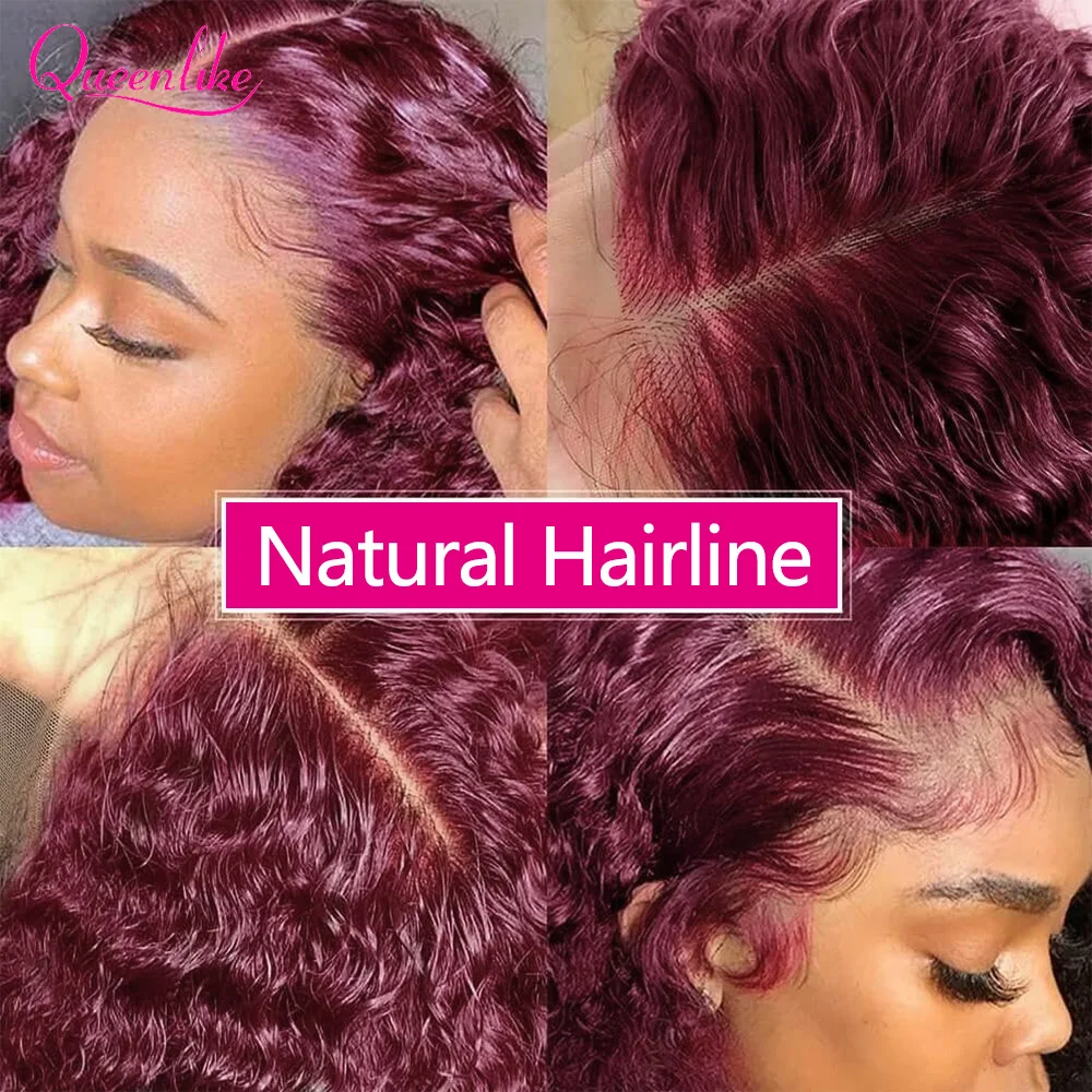 30inch Curly Burgundy 13x6 Hd  - Board Game Queen recensione e prezzo