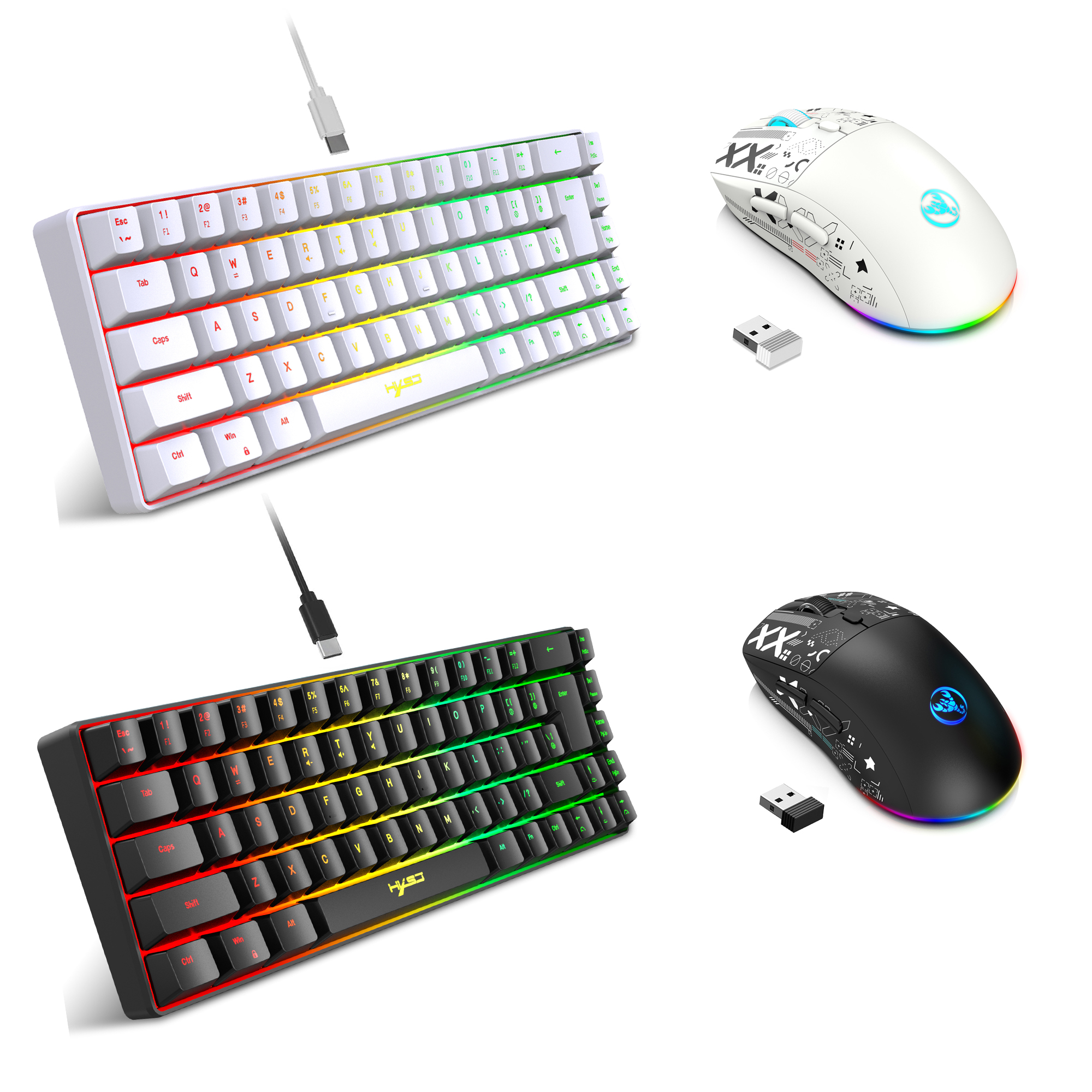 60% gaming Keyboard and mouse  - Board Game Journal recensione e prezzo