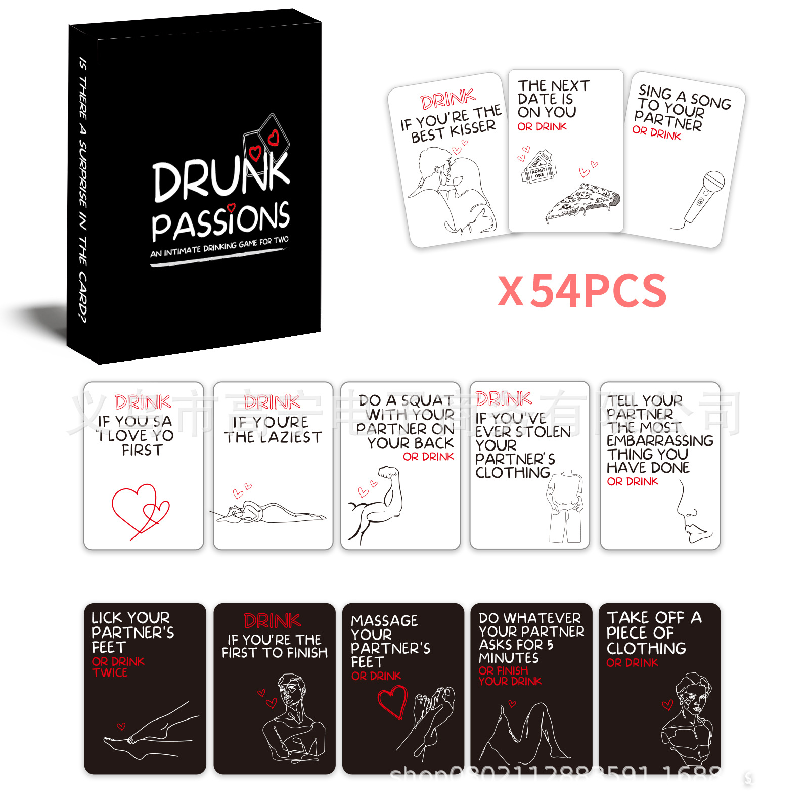 Drunk Passions Lovers Couples  - Board Game Night recensione e prezzo