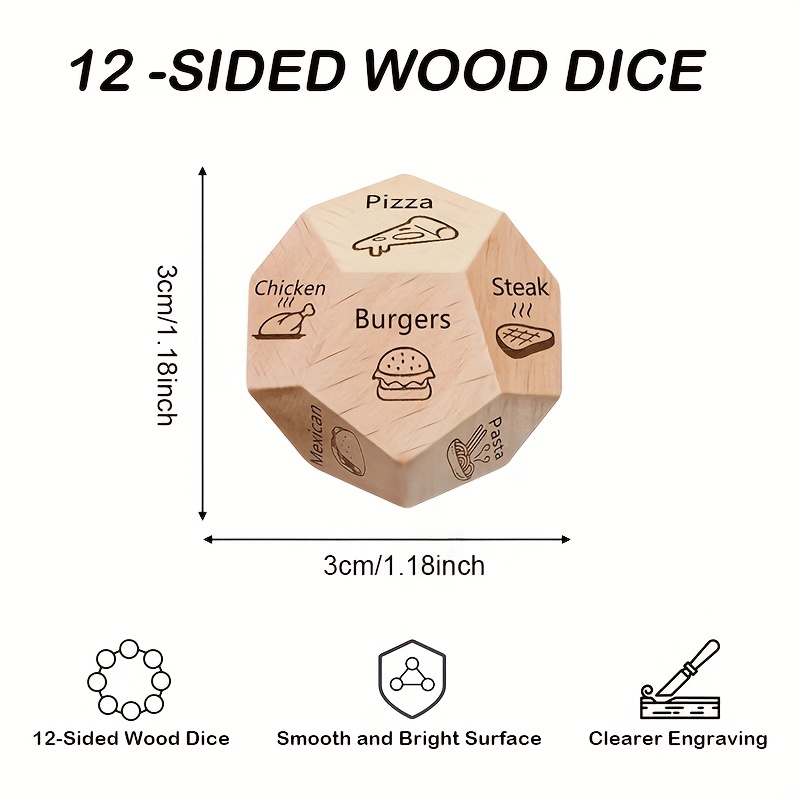 Dining Dice Board Game-12-Side - Board Game Night recensione e prezzo