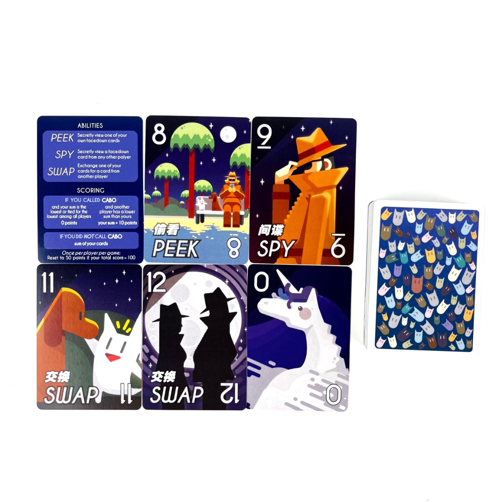 THE ELUSIVE UNICORN CABO Cabo  - Board Game Night recensione e prezzo
