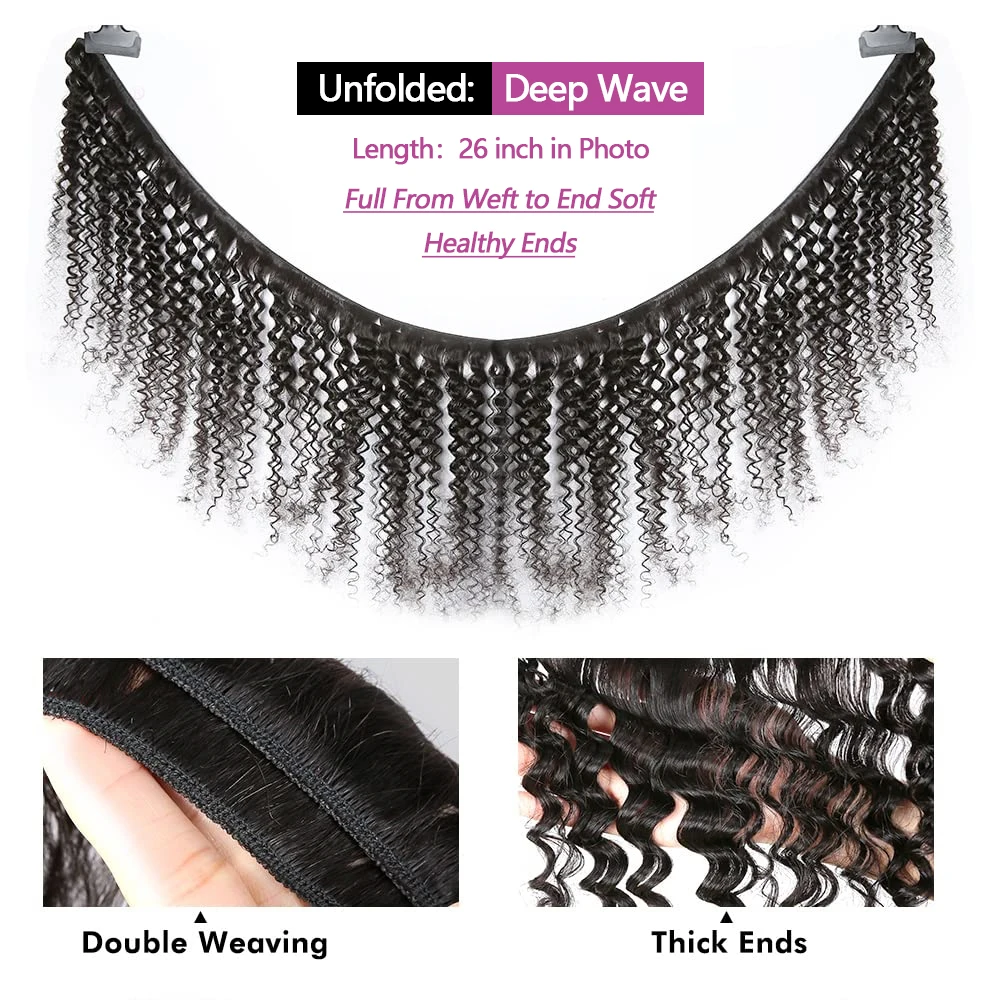Queenlike Deep Wave Human Hair - Board Game Queen recensione e prezzo