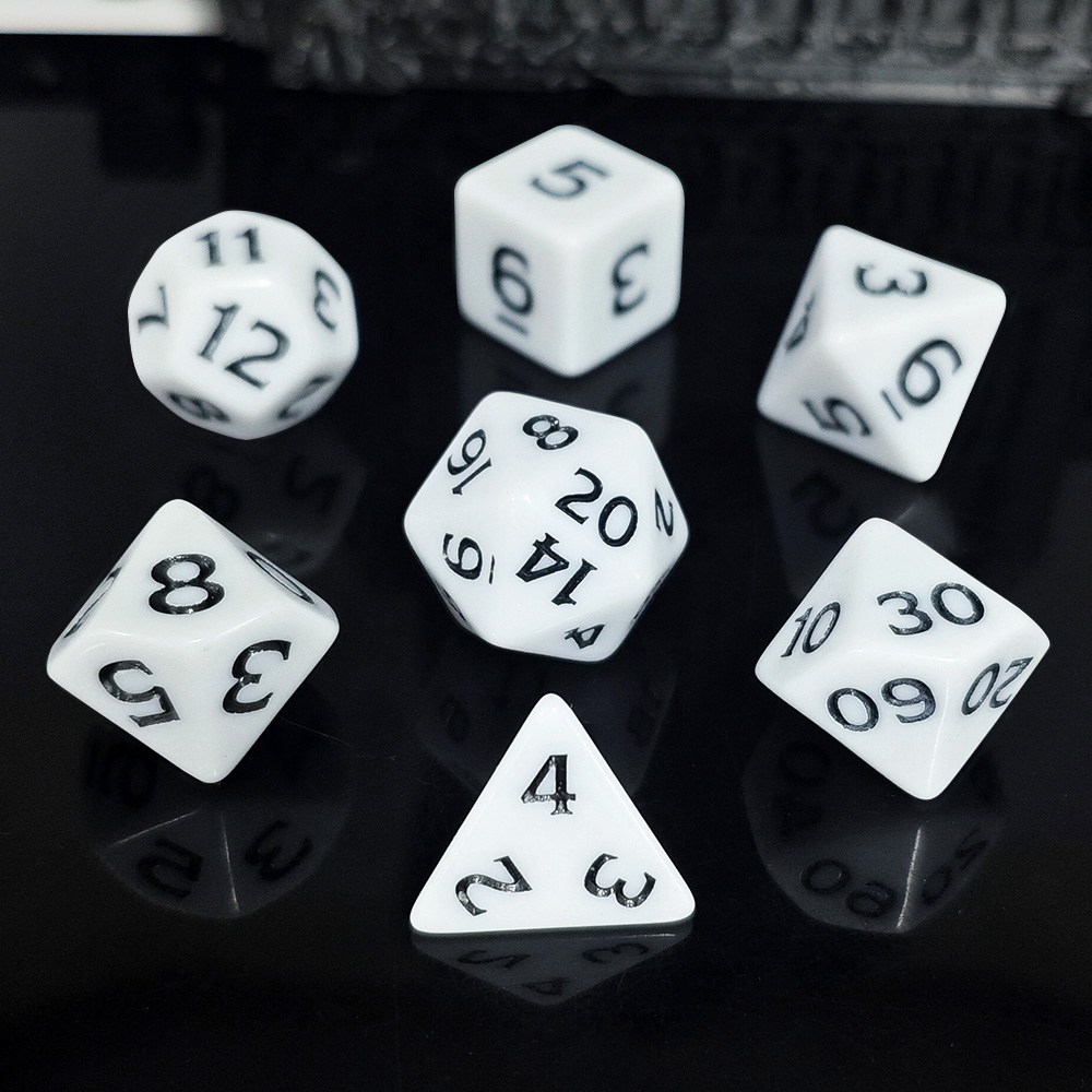 7Pcs/set Acrylic Dice Set Boar - Board Game Digital recensione e prezzo