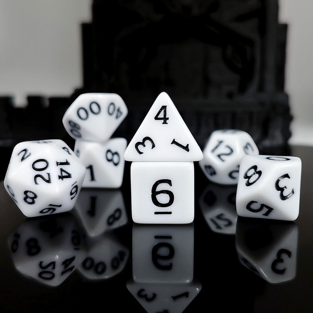 7Pcs/set Acrylic Dice Set Boar - Board Game Digital recensione e prezzo