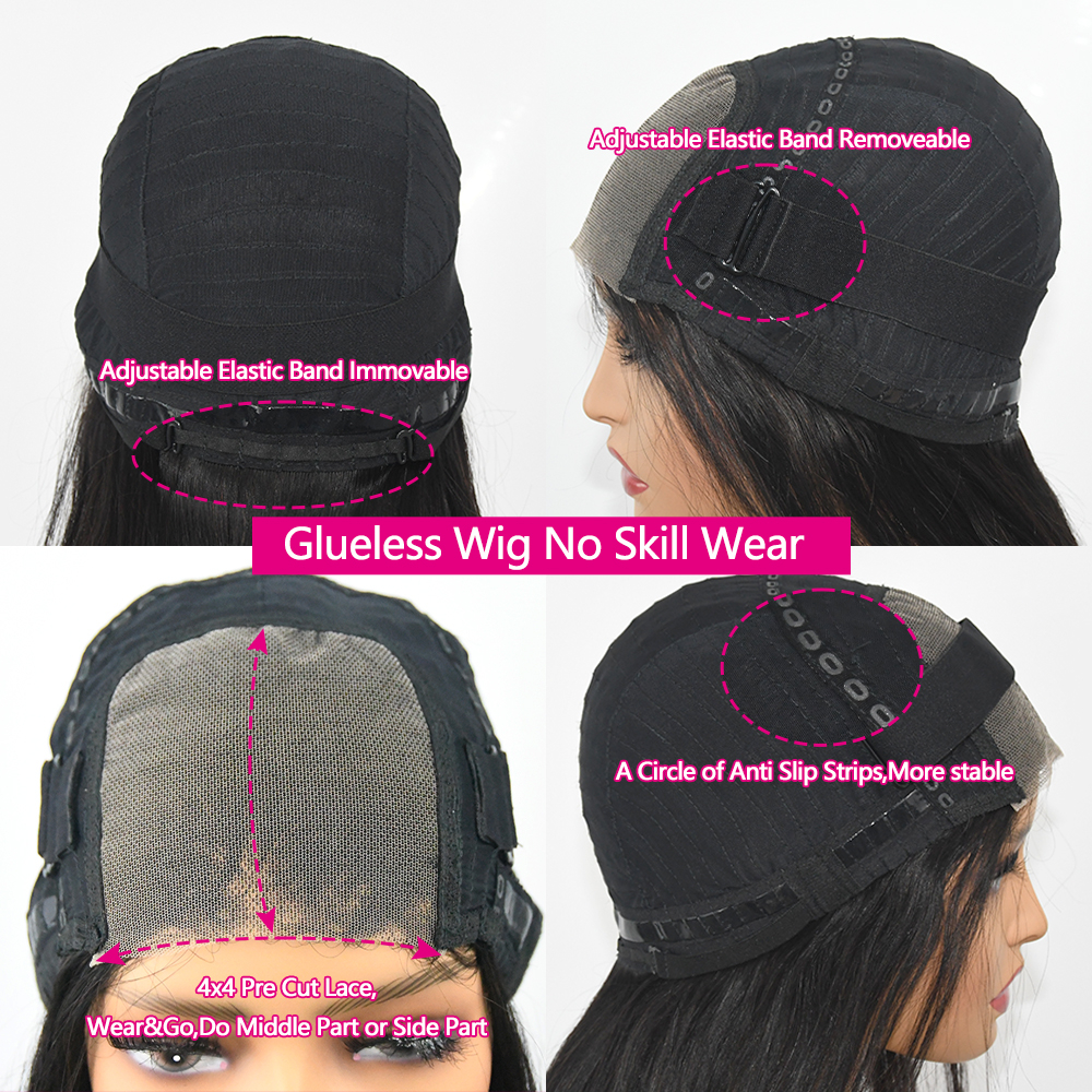 4x4 Glueless Wig BoB Human Hai - Board Game Queen recensione e prezzo
