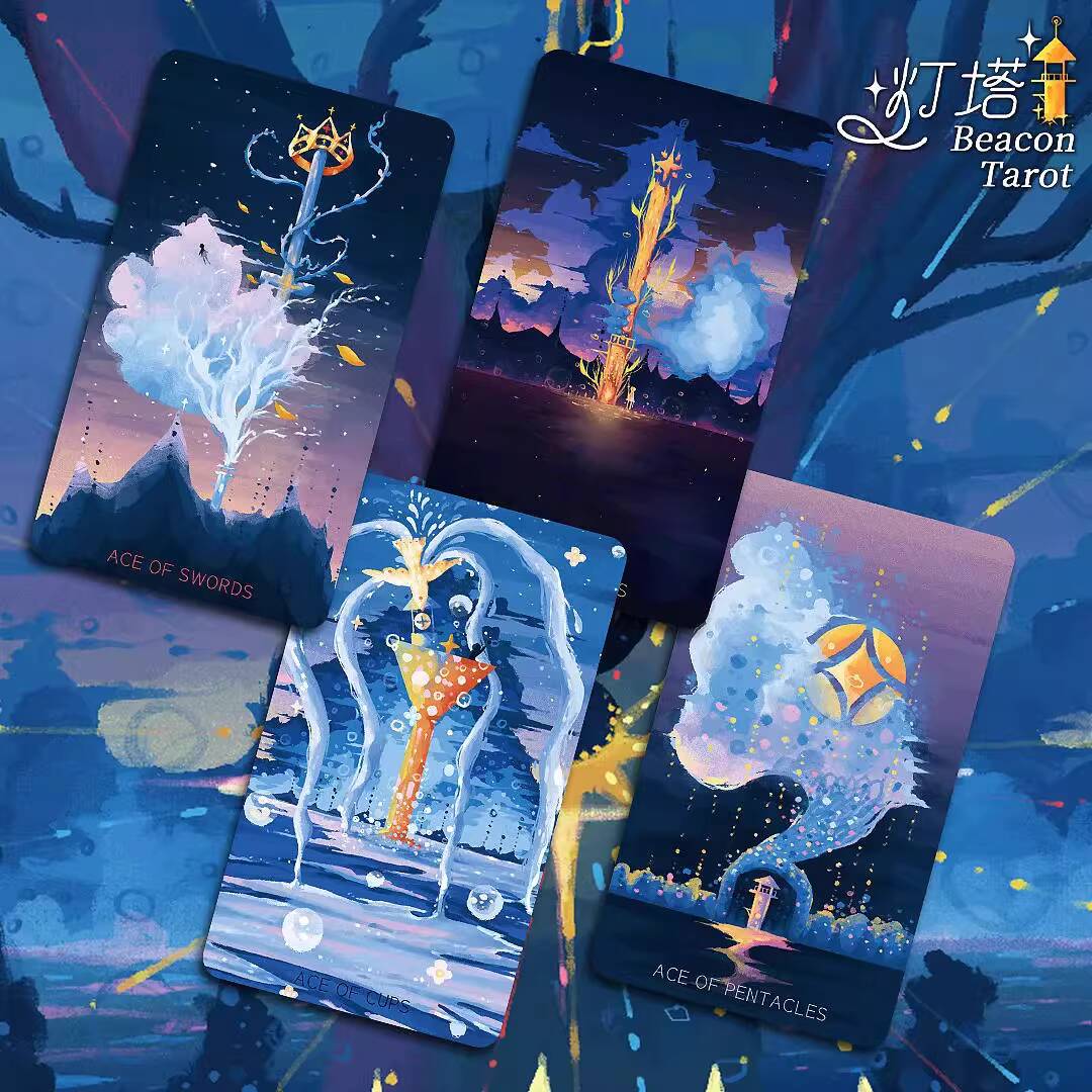 New Lighthouse Tarot Cards Aes - Board Game Queen recensione e prezzo