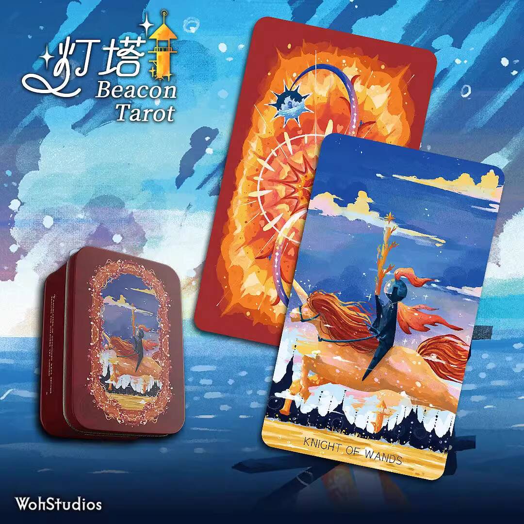 New Lighthouse Tarot Cards Aes - Board Game Queen recensione e prezzo