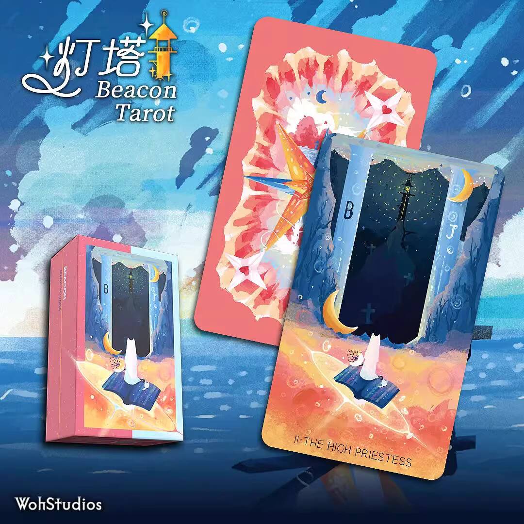 New Lighthouse Tarot Cards Aes - Board Game Queen recensione e prezzo