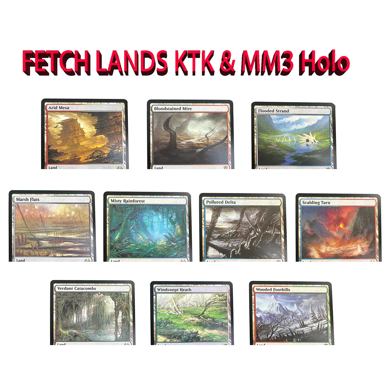 FETCH LANDS KTK&MM3 Holo Pollu - Board Game Land recensione e prezzo