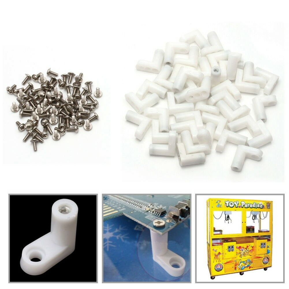 50Pcs L Type Mounting Feet Wit - Board Game Land recensione e prezzo
