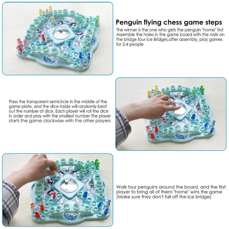 Multiplayer Penguin Flying Che - Board Game Land recensione e prezzo