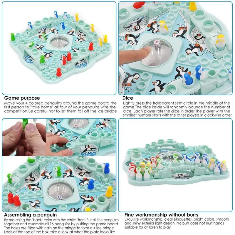 Multiplayer Penguin Flying Che - Board Game Land recensione e prezzo
