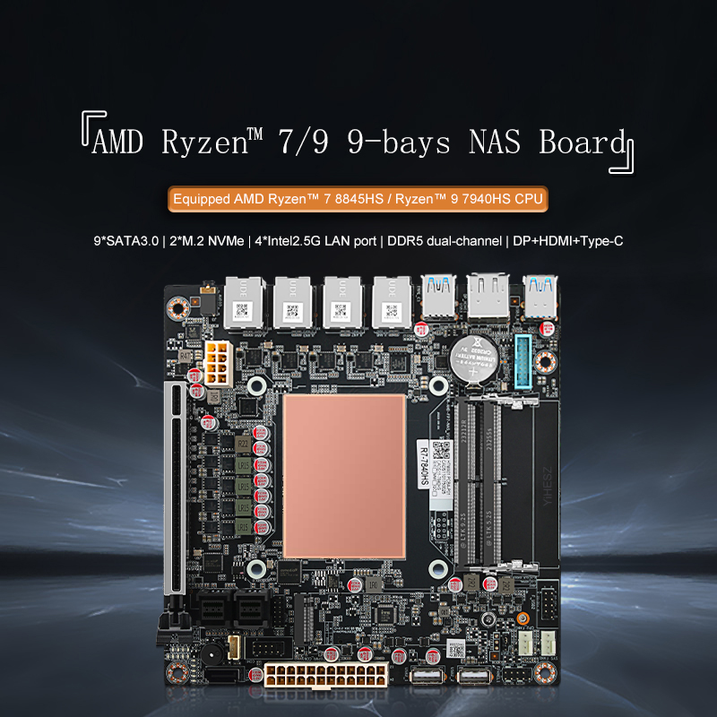 AMD Ryzen 7 8845HS 9 Bay NAS B - Board Game Journal recensione e prezzo